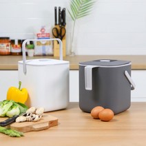 채반 분리형 밀폐형 음식물 쓰레기통 3L 잔반처리 휴지통 가정용 수거통