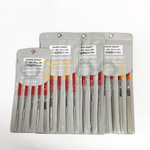 국산 다우 다이아몬드 줄 세트 야스리 쇠줄 공예 사포, 200mm/1SET