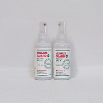 무무스가드 플러스 액 60ml 2개 모기기피제 로하스인증 천연 아카리딘15% 야외 캠핑 공연장 산책 낚시