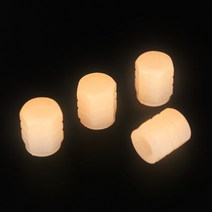 야광휠캡 포터 네어테크휠너트 레이휠캡범용 발광 타이어 밸브 캡 자동차 휠 허브 방진 장식 림 스템 커버, 04 4PCS Yellow