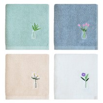 송월타올 블라썸 130g 데일리 수건, 베이지, 10장