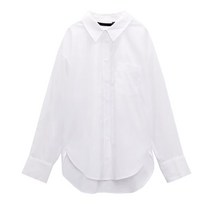 베이직 탑 와이드 포켓 포플린 ZARA 자라 여성 셔츠