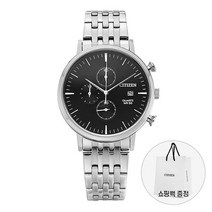 시티즌 CITIZEN AN3610-55E 쿼츠 크로노그래프 남성용 메탈시계 41mm