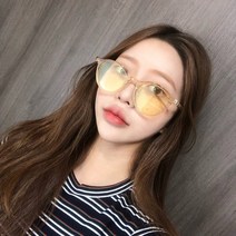 스타일자키 바캉스 반투명 뿔테 틴트 선글라스 (5color)