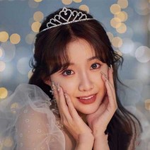 살림일기 티아라 왕관 머리띠, 티아라-선택4.(고정빗형)