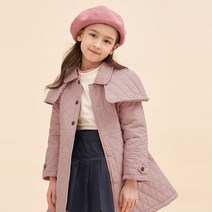 빈폴 키즈 점퍼 트렌치코트 퀄팅 여아 핑크 BI3139G01X