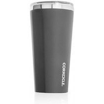 SPICE OF LIFE (향신료) 스테인레스 텀블러 뚜껑 TUMBLER CORKCICLE 매트 블랙 470ml 16oz 보냉 보온 진, 1