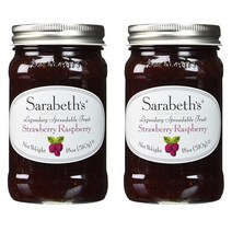 사라베스 딸기 라즈베리 잼 스프레드 510g 2팩/ Sarabeths Strawberry Raspberry Spread 18oz