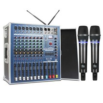 에코챔바 오디오 인터페이스 에코챔버 이펙터 리버브, 4채널 550W+550W(메탈 마이크 포함)