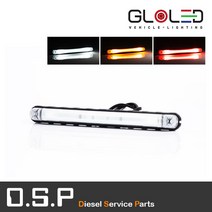 LED 면발광 사이드램프 12V/24V [카라반/캠핑카/화물차/추레라/샷시/측면등/옆면등/차폭등] [FT-029], 적색(12V/24V 겸용), 1개