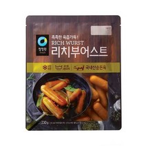 청정원 캠핑음식 리치부어스트 비엔나 소세지 아이들간식 야채볶음 어린이반찬 230g 2개 간단한요리 간편식, 49세트