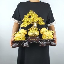 돈 들어오는 동물 황금 소 장식품 아빠 정년 퇴직 퇴임 은퇴 아버지 생신 환갑 선물