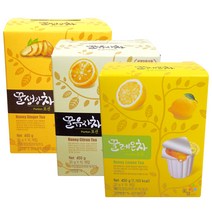 꽃샘 액상 캡슐차 450g(30gx15개입)x 3개 3종/꿀생강차/꿀레몬차/꿀유자차, 꽃샘 액상캡슐 꿀유자차 450gx3개