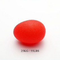 실리콘 핸드 그립 볼 에그 남성 여성 체육관 휘트니스 핑거 헤비 엑서사이즈 강도 근육 회복 그리퍼 트레이너, (10)Red-55LBS