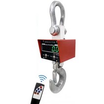 크레인저울 디지털 매다는 산업용 전자 고리 용수철, 5세대 1톤 (정확도 0.1kg)  리모컨