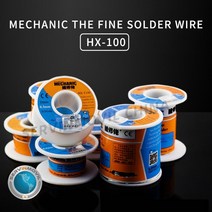 용접와이어 용접봉 MECHANIC HX-100 55g 63%/37% Sn/Pb 로진 코어 183 ℃ 융점 0.2mm ~ 솔더 와이어 용접, 02 0.3mm_01 type1 55g