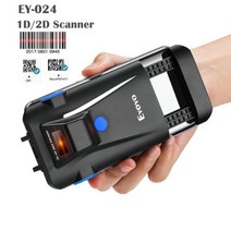 바코드무선리더기 QR 블루투스 스캐너 Eyoyo EY024 2D 블루투스 바코드 스캐너 휴대폰 백 클립 온 스캐너 휴대용 무선 블루투스 충전식 바코드 리더, 2D Scanner