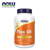 나우푸드 Nowfoods 아마씨유 아마씨오일 1000mg 120베지캡슐, 1개