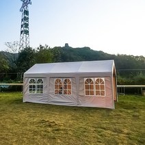 야외 마구간 에어텐트 사각쉘터 대형 동계 간단한 작업 캠핑 오두막 방수 차박 아웃도어 에어폴 거실형, 거짓 창이 있는 3x6 4면 천