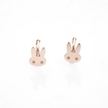 14K/18K 애기스런 토깽이귀걸이
