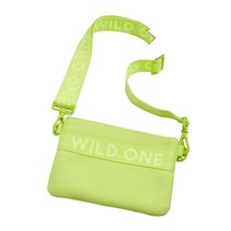 Wild One 블랙 간식 파우치 패니 팩 크로스 바디 백 두 가지 방법 착용 재활용 니트로 제작 배변 봉투 디스펜서 강아지 훈련을 위한 완벽한 액세서리, Limeade