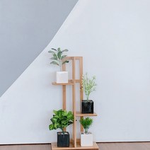코지테일러 대나무 인테리어 화분정리대 B1, 3단