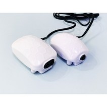 거북이 미니 산소기 단기 쌍기 저소음 수족관 어항 기포발생기, 2구