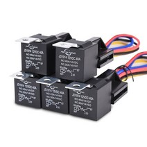차량용 릴레이 자동차 소켓 1PCS DC 12 V/24 V 방수 자동차 릴레이 40A 하네스 헤비 듀티 소켓 라이트 에어, 03 24V 4 Pin