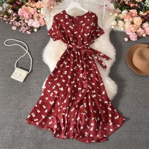 여성 봄 가을 레이스 쉬폰 루즈핏 원피스 아이유 수입 꽃무늬 돌잔치 플라워 하객 결혼식 웨딩촬영 아나운서 상견례 피로연 명품스타일 손예진