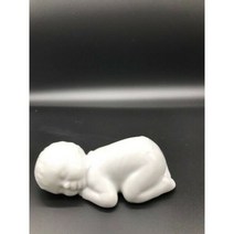 로얄 코펜하겐 화이트 Porcelain Infant Baby Sleeping on Stomach 030