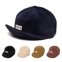 CNTM 코듀로이 와이어 숏캡 숏챙모자 남녀 커플모자