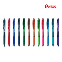펜텔 에너겔X 펜 에너겔엑스펜 속기용 고시용펜 1자루[ENERGEL X BLN104 0.4mm BLN105 0.5mm BL107 0.7mm], 1개, 0.7mm핑크