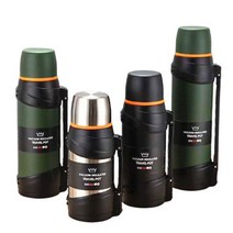 대용량 보온병 보온 보냉 마호병 등산 캠핑 물통 보냉병, 1.3L, 실버