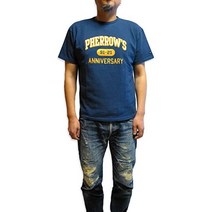일본발송 Persons (페로우즈) 30th Anniversary Limited Edition T-Shirt Sagara Embroidery 21S-PTP1-30TH Navy Me