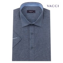 S/S 반팔 슬림핏 남성 남방 솔리드셔츠AVOS102CJ