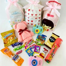 알찬선물세트 어린이집 답례품 간식선물세트 생일선물 어린이날 선물 어린이집 구디백 학원 교회 행사선물 단체선물 스티커무료, 곰돌이, 1팩, 세트3