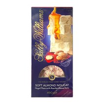 SALLY WILLIAMS 소프트 아몬드 누가 490G 개별포장사탕 사무실 회사 부모님간식, 1개