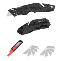 SWISS TECH 칼날 교체형 유틸리티나이프 칼날10개포함 장판용칼 박스커터 도배용칼