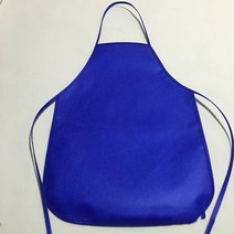 부직포 턱받이 앞치마 소년 소녀 앞치마 방수 그림 앞치마 활동 미술 그림 클래스 공예 뜨거운, 로얄 블루