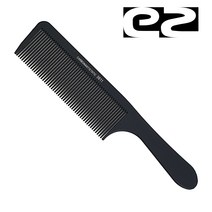 EZ 정전기방지 내열 카본 손잡이 커트빗(0611) 216mm, 낱개, 1