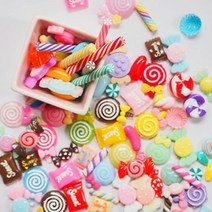 디자인어스 데코덴 파츠 데코덴파츠 핸드폰꾸미기 필통꾸미기 슬라임파츠 5W55582F, 1개, 핑크파츠