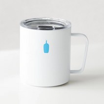 EISEN 무배 블루보틀 화이트 트래블 머그컵 350ml, 흰색