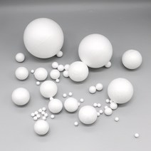 [홈앤스쿨] 스치로폼공 원형 스트로폼 스티로폼공 7mm~200mm, 05.스치로폼공 40mm