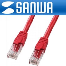 VBC621173산와 다이렉트 5m CAT.6 케이블(레드) UTP 05R