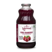 Lakewood 오가닉 퓨어 크랜베리 주스 946 ml, 946ml, 1개