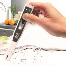 휴대용 정밀 pH측정기 PM-1플러스 14.00pH 김치산도 표준용액 사용 인공지능 기능, 단품