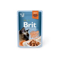 브리트 캣 프리미엄 파우치 습식사료 그레이비, 24개, 85g, 칠면조