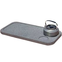 구이용 돌판 삼겹살 고기 숯불 돌 구이 가정용 불판 고기판 구이판 구이팬 판, 15x20cm 두께 2.5cm