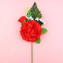 M8 남성양복에 꽂는 형태 어버이날 조화꽃 카네이션 코사지
