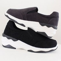 여성 스웨이드 슬립온 단화 키높이 20대 패션 운동화